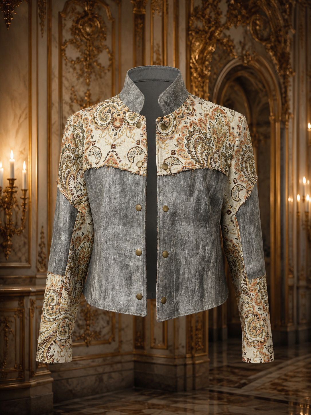 Paisley panel Jacket