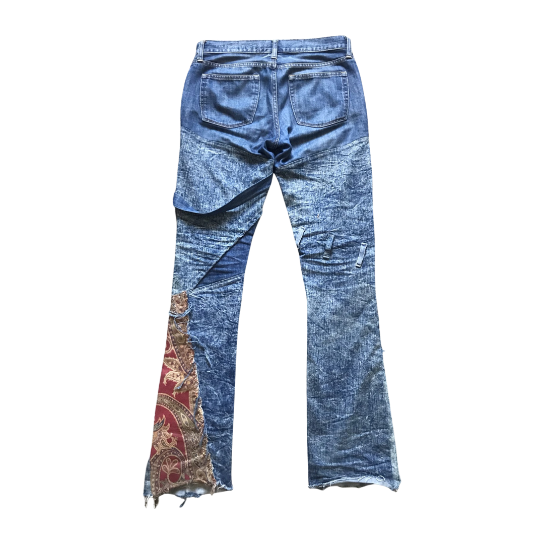 Sky blue flare bottom Jeans