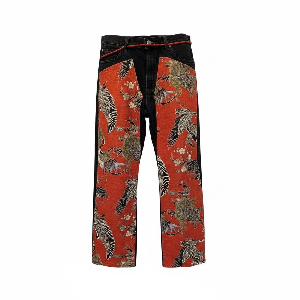 1 of 1 Double knee flow wide pants