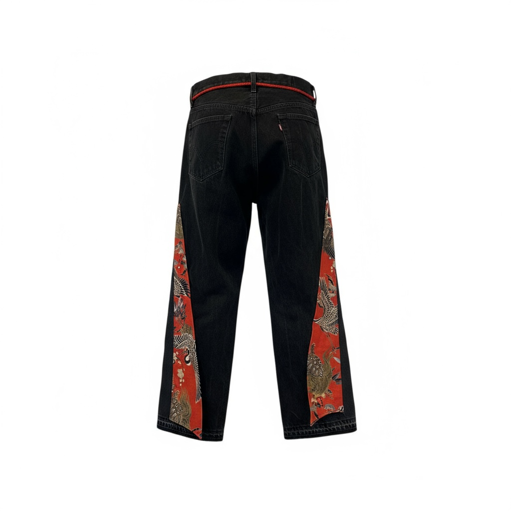 1 of 1 Double knee flow wide pants