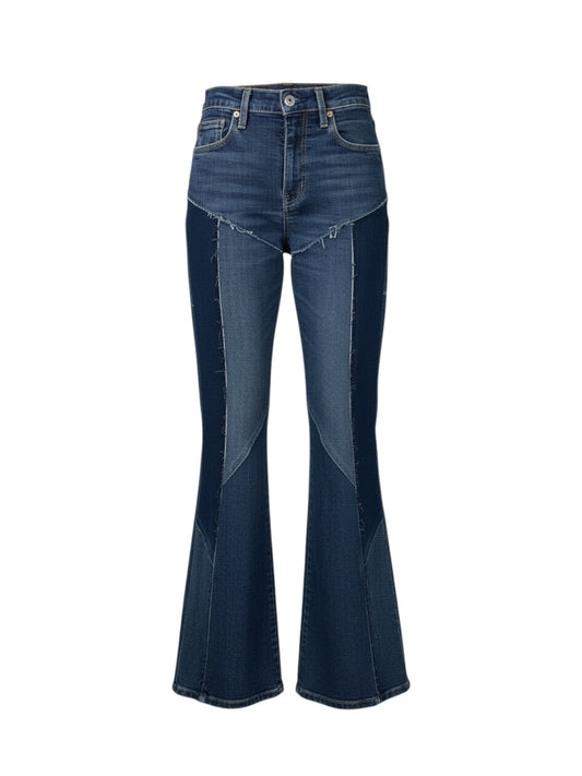 1 of 1 Reconstructed patchwork Falre denim pants