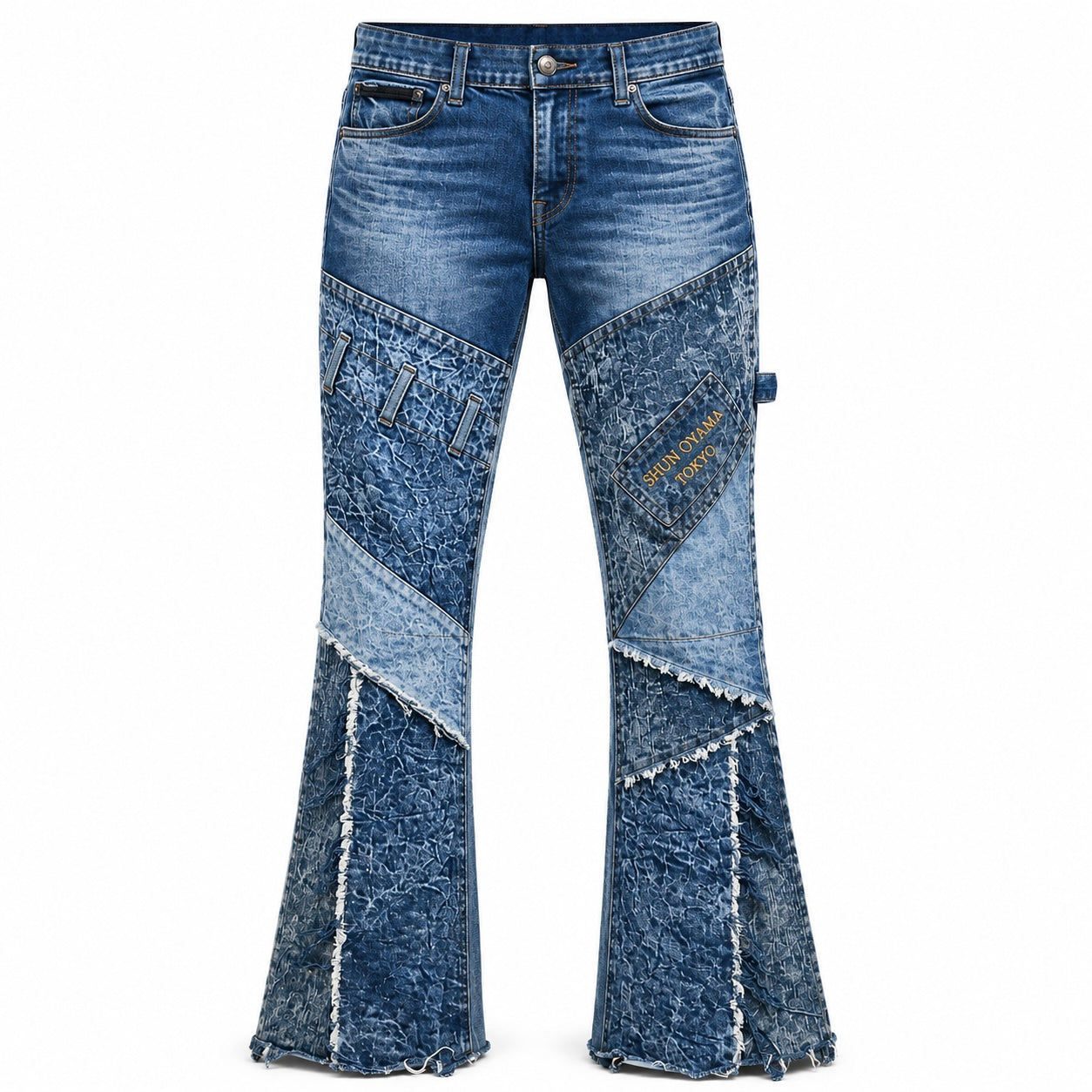 1 of 1 Sky blue flare bottom Jeans